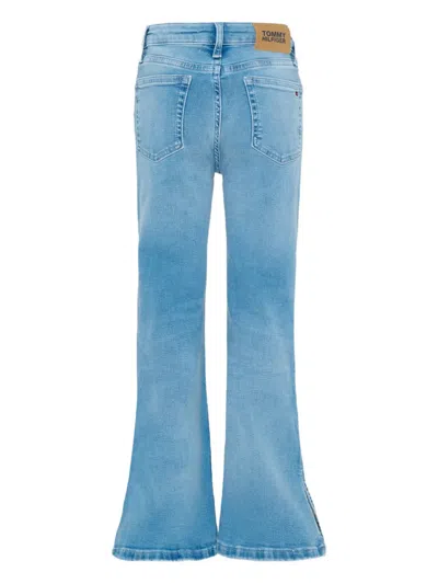 Tommy Hilfiger Junior Split Jeans In Blue