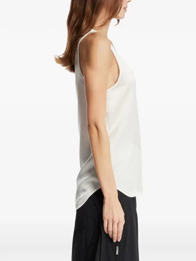 Wardrobe.nyc Scoop-neck Top In White