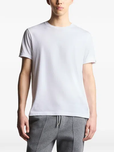 Fay Crew-neck T-shirt In White