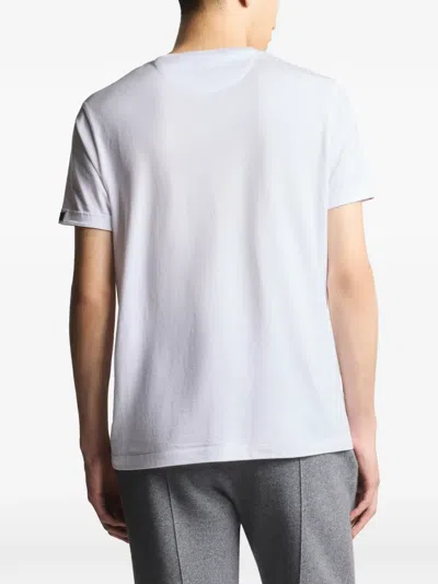 Fay Crew-neck T-shirt In White