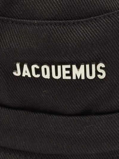 Pre-owned Jacquemus Le Bob Gadjo Bucket Hat In Black