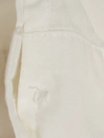 Pre-owned Simone Rocha Gathered-sleeves Shirt In White