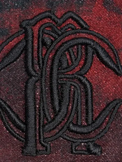 Roberto Cavalli Logo-embroidered Loafers In Multi