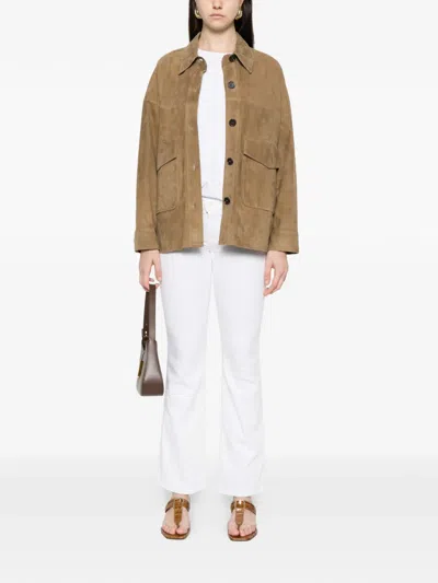 7 For All Mankind Bootcut Jeans In White