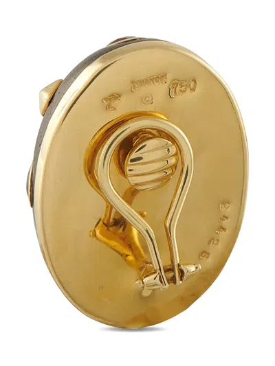 Pre-owned Lb Exclusive Citrine Wood Earrings In Brown