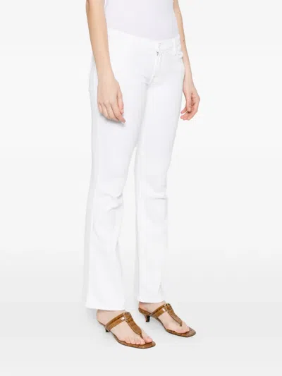 7 For All Mankind Bootcut Jeans In White