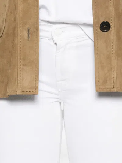 7 For All Mankind Bootcut Jeans In White