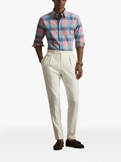 Polo Ralph Lauren Checked Long-sleeve Shirt In Multi