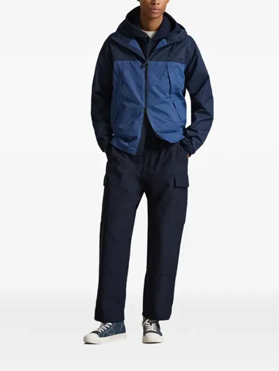 Polo Ralph Lauren Polo-pony-motif Windbreaker In Blue