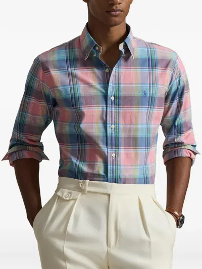 Polo Ralph Lauren Checked Long-sleeve Shirt In Multi
