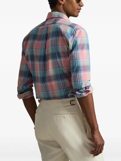 Polo Ralph Lauren Checked Long-sleeve Shirt In Multi