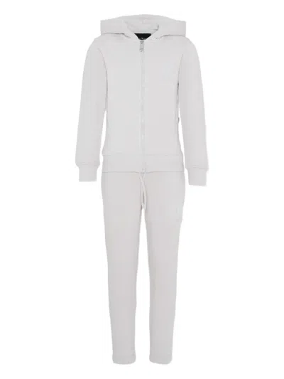 John Richmond Junior Logo Hooded Tracksuit In Gray