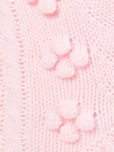 Louise Misha Pompom Tassel Beanie Hat In Pink