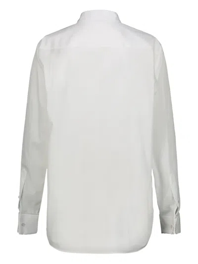 The Row Erelia Pleated Shirt In White