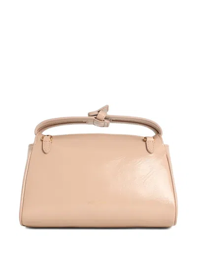 Dolce & Gabbana Vittoria Leather Tote Bag In Neutral