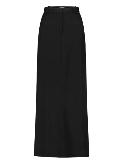 The Row Roux Belt-loops Maxi Skirt In Black