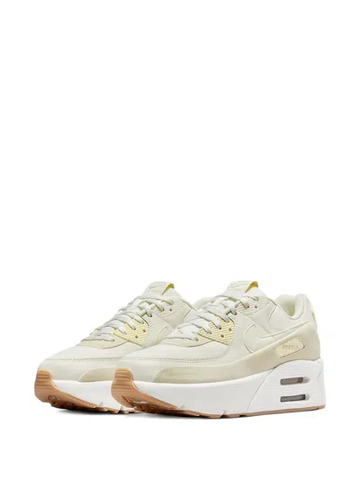 Nike Air Max 90 Lv8 Fd4328-100 Sneakers Womens Sail Beige Platform Shoes Rhs4389 In White