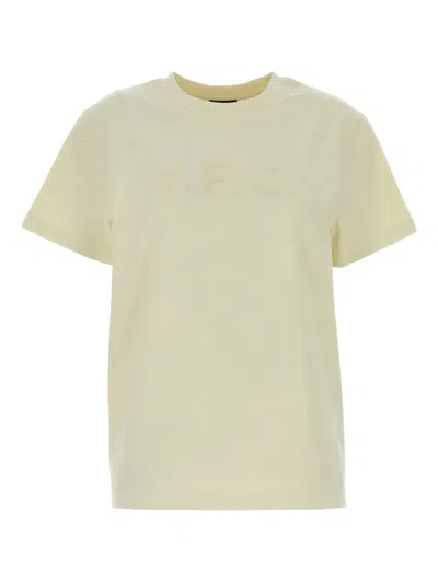 Apc Standard Grand Vpco Cotton T-shirt In Yellow
