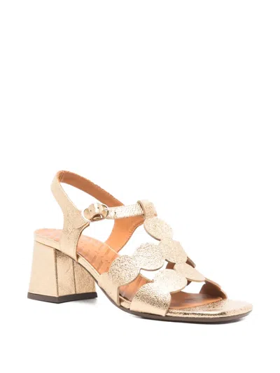 Chie Mihara Chunky High-heeled Sandals In Neutral