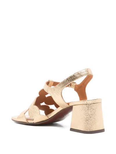 Chie Mihara Chunky High-heeled Sandals In Neutral
