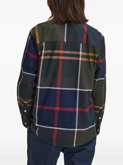 Barbour Tartan Pocket Shirt In Green