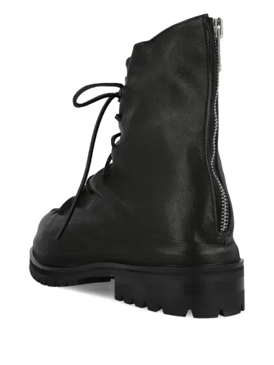 424 Marathon Laced Zip-up Boots In Black