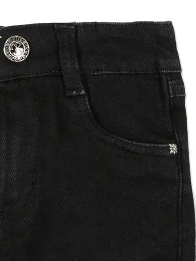 John Richmond Junior Letter-graphic Jeans In Black