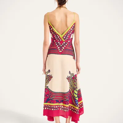 La Doublej Turn Around Dress In Multi