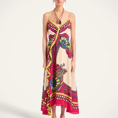 La Doublej Turn Around Dress In Multi