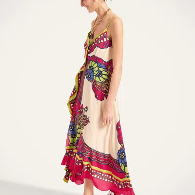 La Doublej Turn Around Dress In Multi