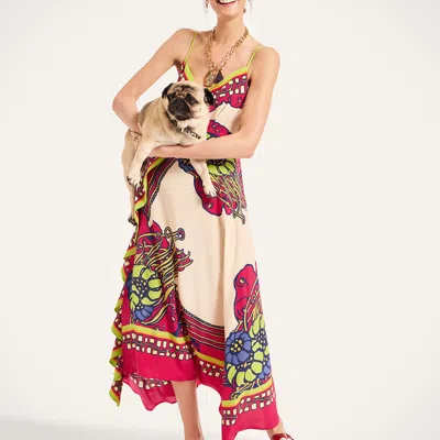 La Doublej Turn Around Dress In Multi