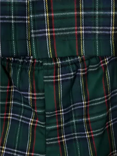 Siola Tartan-pattern Pyjama In Brown