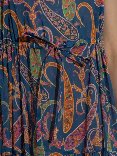 Etro Paisley-pattern Maxi Dress In Multi