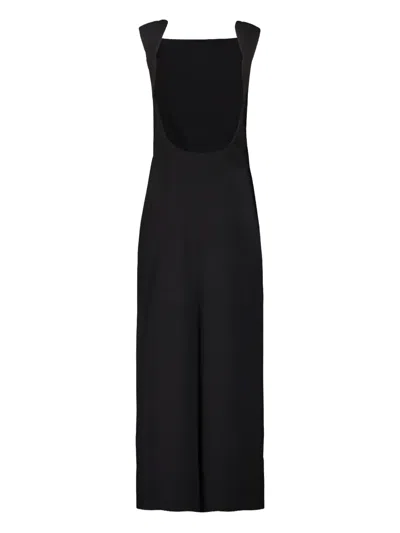 The Row Cowl-neck Dress In Black
