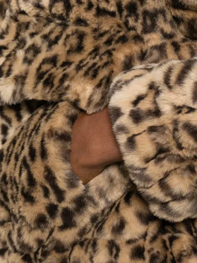 Ba&sh Leopard-print Jacket In Brown