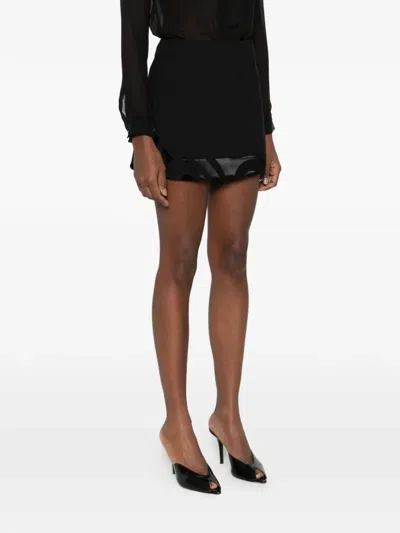 Pucci Side Zipper Midi Skirt In Black