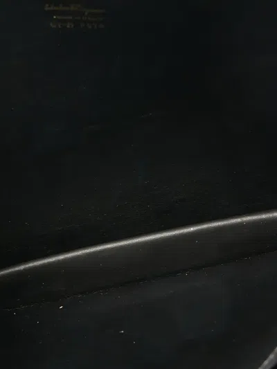 Pre-owned Ferragamo Marisol Colourblock Tote Bag In Black