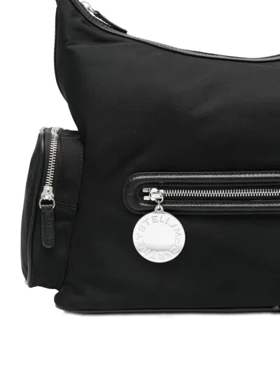 Stella Mccartney Womens Ultra Black Dartmoor Patent Vegan Leather Shoulder Bag