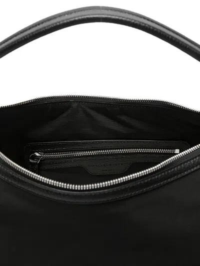 Stella Mccartney Womens Ultra Black Dartmoor Patent Vegan Leather Shoulder Bag