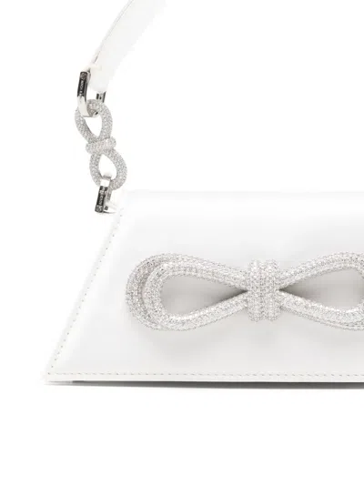 Mach&mach Bow Chain Tote Bag In White