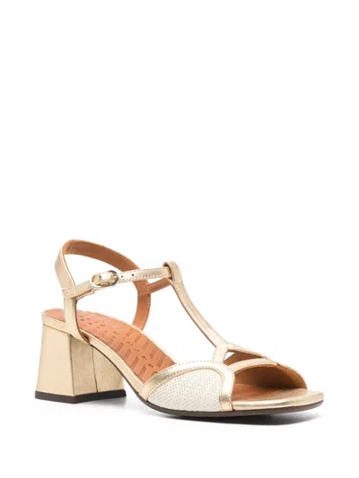 Chie Mihara Lipika T-strap Block-heel Sandals In Neutral