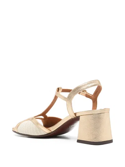 Chie Mihara Lipika T-strap Block-heel Sandals In Neutral