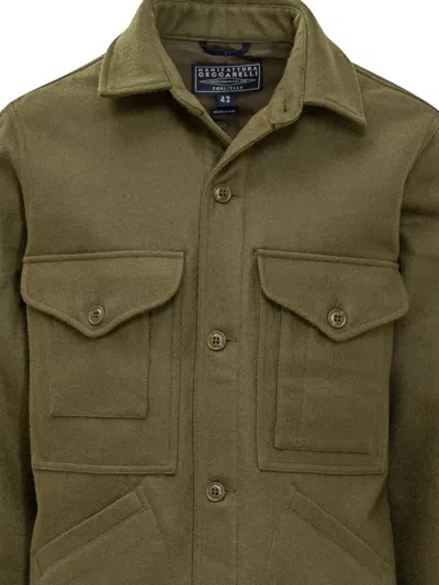 Ceccarelli Front-pockets Jacket In Green