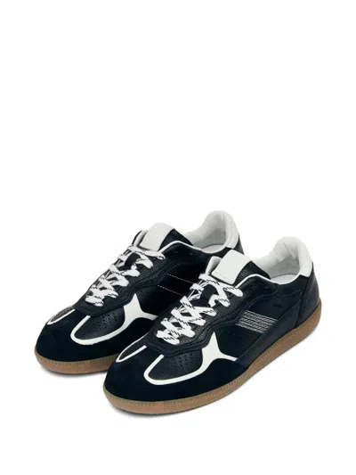 Alohas Lace-up Panelled Sneakers In Black