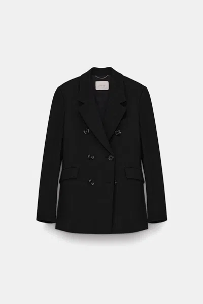 Dorothee Schumacher Doppelreihiger Blazer Aus Punto Milano In Multi