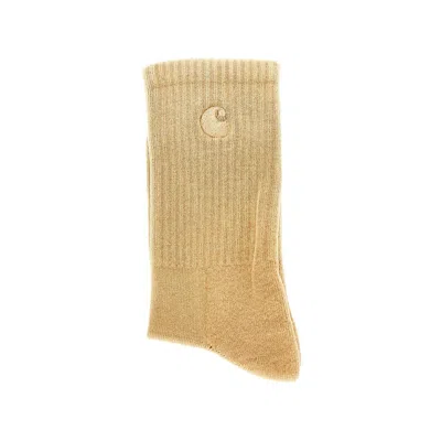 Carhartt Logo Embroidery Sport Socks In Neutral