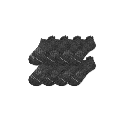 Bombas Merino Wool Blend Ankle Sock 8-pack In White