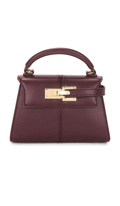 Jw Pei Elise 탑 핸들 백 In Burgundy