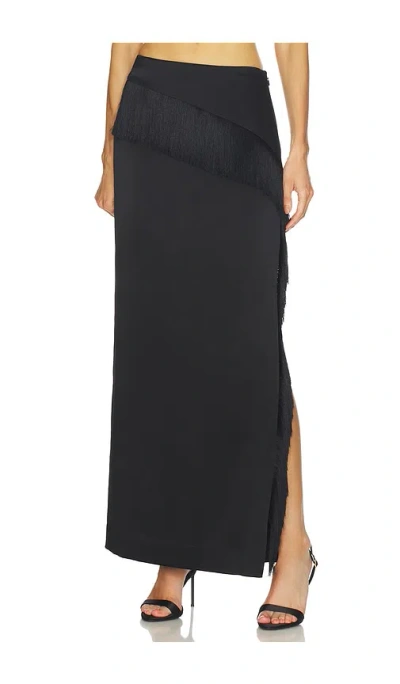 Srg Sandra Silk Skirt In Black