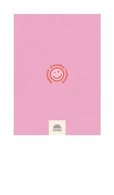 Papier Gratitude Attitude Hardcover Journal In Pink